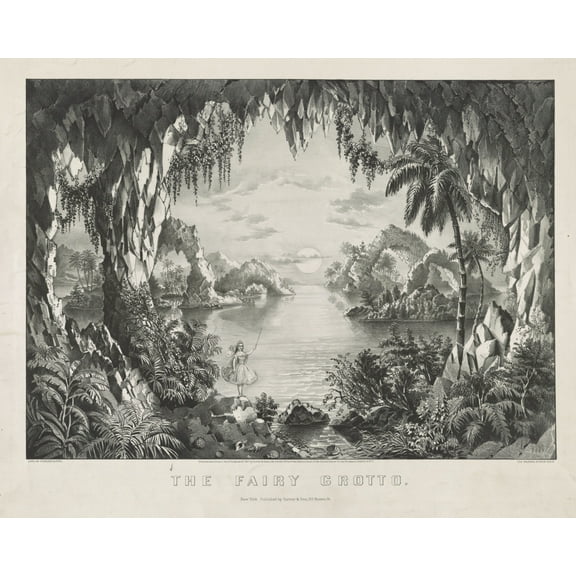 Print: The Fairy Grotto, 1867