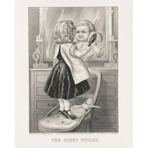 Print: The First Toilet, 1873