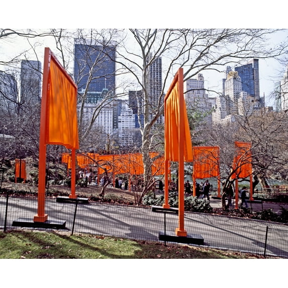 Print: The Gates, A Site-Specific Work Of Art By Christo And Jeanne-Claude