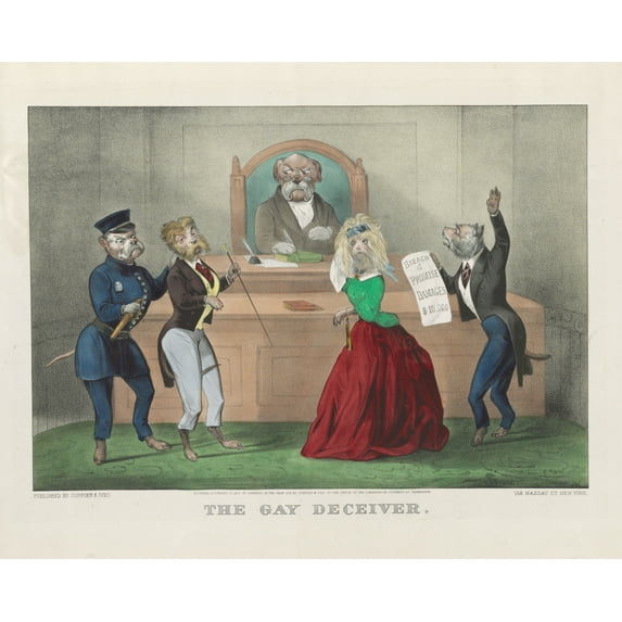 Print: The Gay Deceiver, 1871