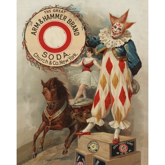 Print: The Great Arm & Hammer Brand Soda. Church & Co., New York, 1900