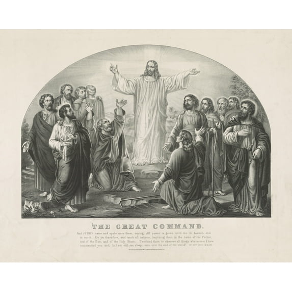 Print: The Great Command, 1866