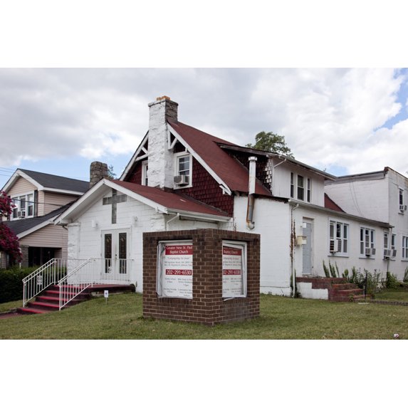 Print: The Greater New Saint Paul Baptist Church, 13th St. At Intersection