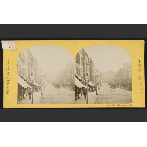 Print: The Haymarket, 1865