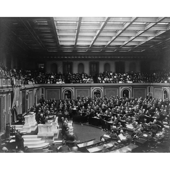Print: The House Called To Order--Opening Of 59th Congress, 1906