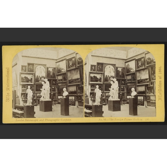 Print: The International Exhibition Of 1862 The Foreign Picture Gallery.