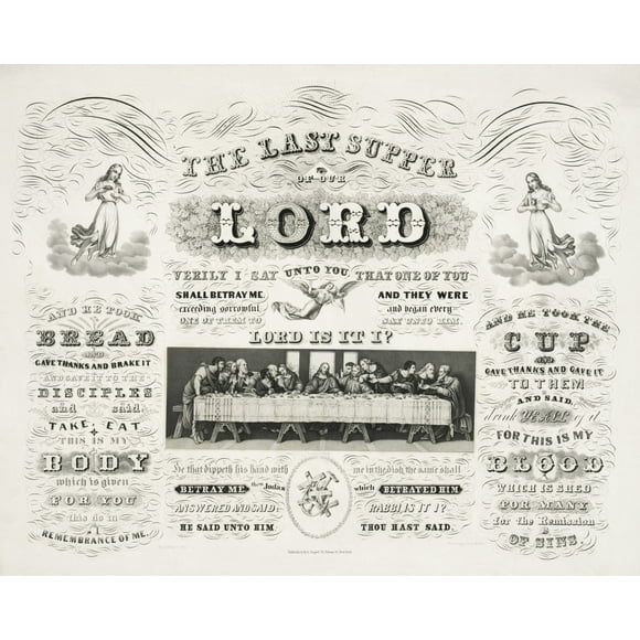 Print: The Last Supper Of Our Lord