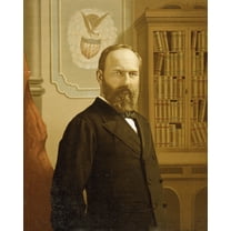 Print: The Late President James A. Garfield, 1881