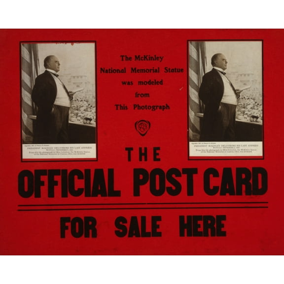 Print: The Mckinley National Memorial Statue Was Modeled From This