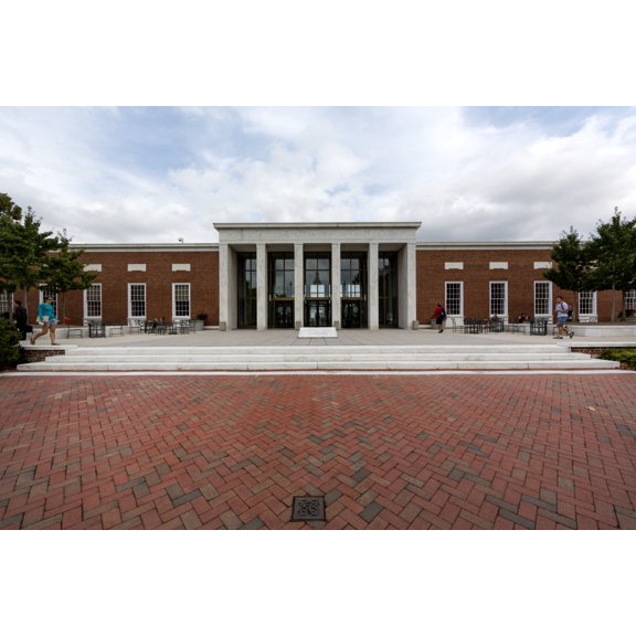 Print: The Milton S. Eisenhower Library, Part Of The Johns Hopkins