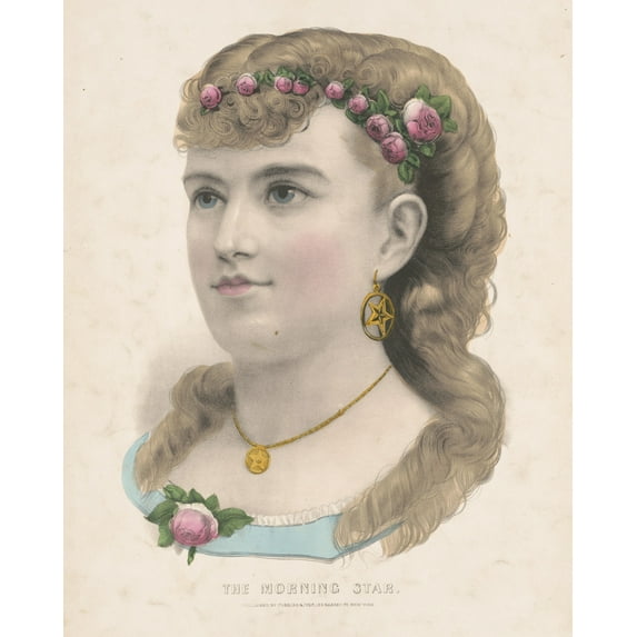 Print: The Morning Star, circa 1856