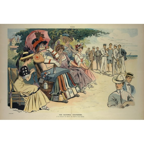 Print: The National Chaperone, 1909