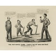 thumbnail image 1 of Print: The National Game. Three Outs And One Run, 1860, 1 of 4