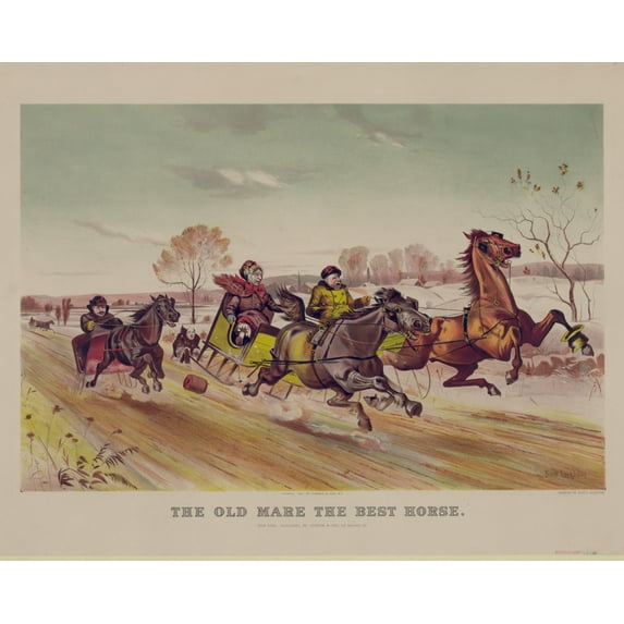 Print: The Old Mare--The Best Horse, 1881