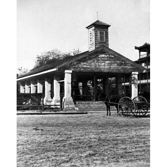 Print: The Old Slave Market, St. Augustine, Florida, 1886