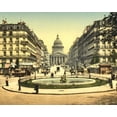 thumbnail image 1 of Print: The Pantheon And The Rue Soufflot, Paris, France, circa 1890, 1 of 4