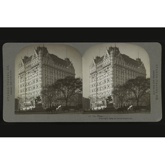 Print: The Plaza, 1909