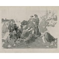 thumbnail image 1 of Print: The Return Of Columbus In Chains To Cadiz, 1844, 1 of 4