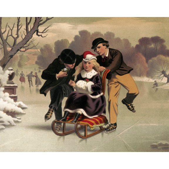 Print: The Rivals, 1869