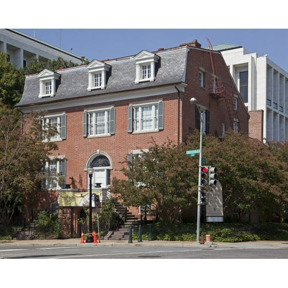 Print: The Sewall-Belmont House, The Corner Of Constitution Ave. And 2nd