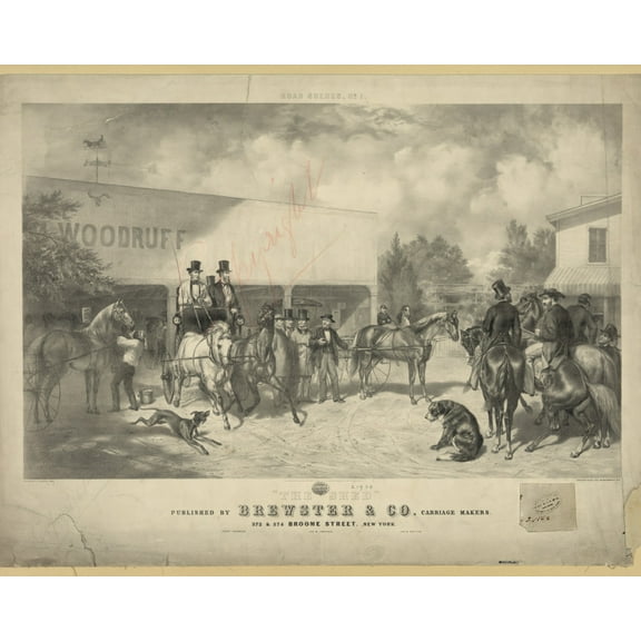 Print: The Shed, 1862