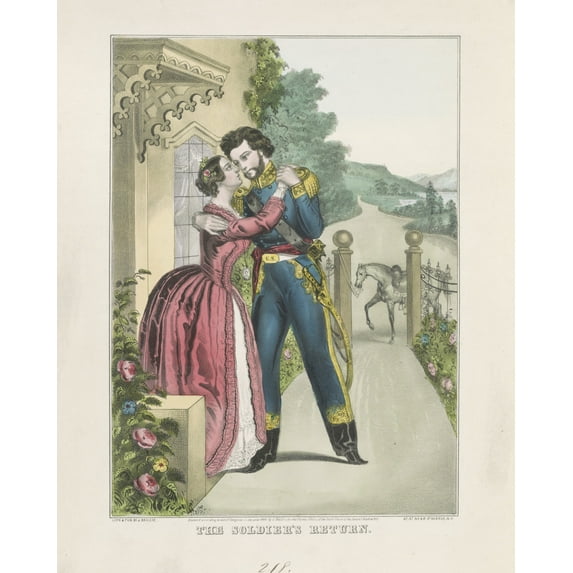 Print: The Soldier's Return, 1847