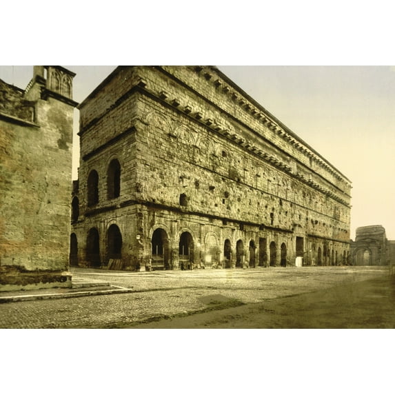 Print: The Theatre, Orange, Provence, France, circa 1890