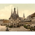 thumbnail image 1 of Print: The Town Hall, Wernigerode, Hartz, Germany, circa 1890, 1 of 4
