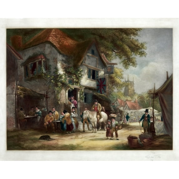 Print: The Village Festival, 1928