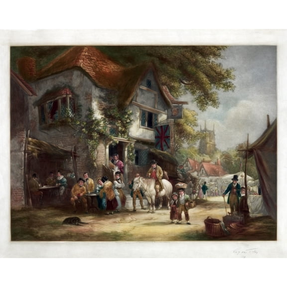 Print: The Village Festival, 1928