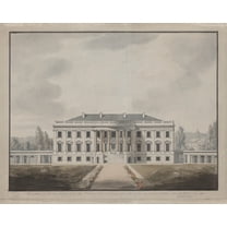 Print: The White House (President's House) Washington, D.C. South Front