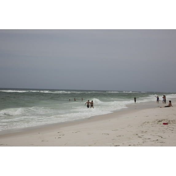 Print: The White Sands Of The Beaches On The Gulf Coast Are Breathtaking
