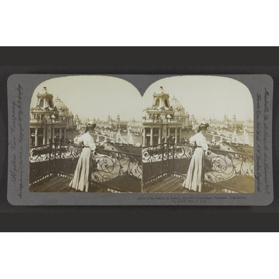 Print: The Zenith Of Beauty, Art Hill, Louisiana Purchase Exposition, St