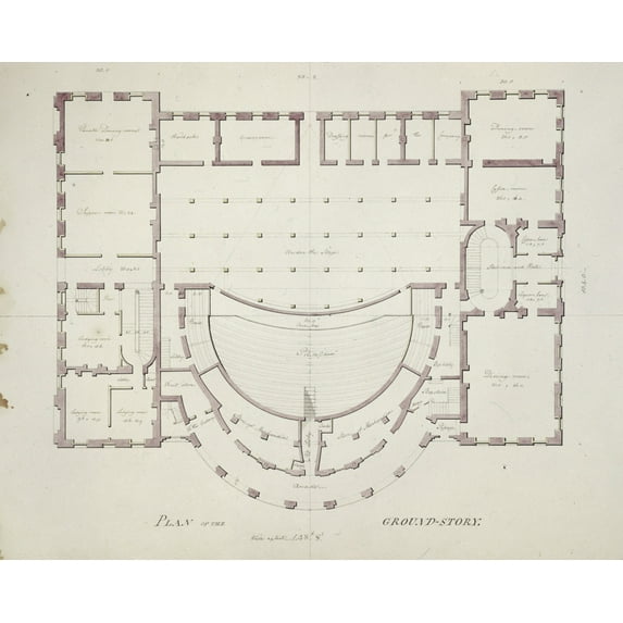 Print: Theater And Hotel Building (Theatre, Assembly Rooms And An Hotel)