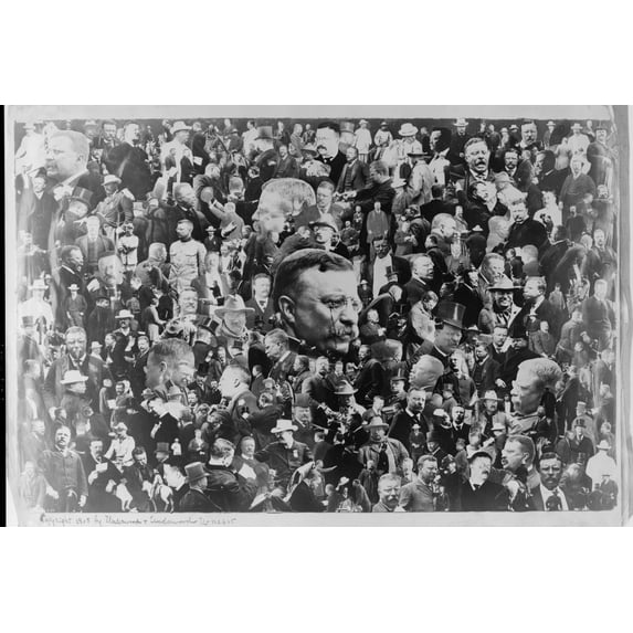 Print: Theodore Roosevelt Photomontage, 1908