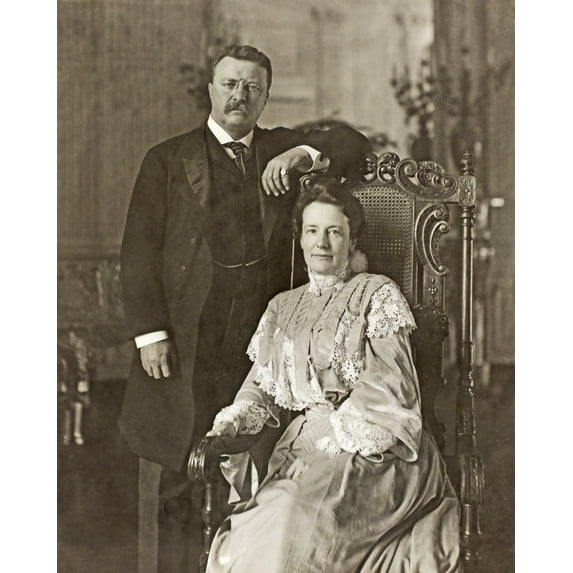 Print: Theodore Roosevelt, Three-Quarter Length Portrait, Standing, Facing