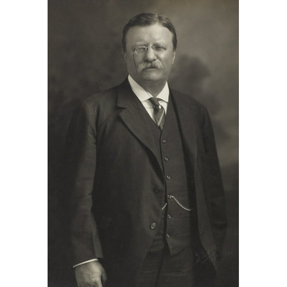 Print: Theodore Roosevelt, View 5, Three-Quarter Length Portrait, Standing