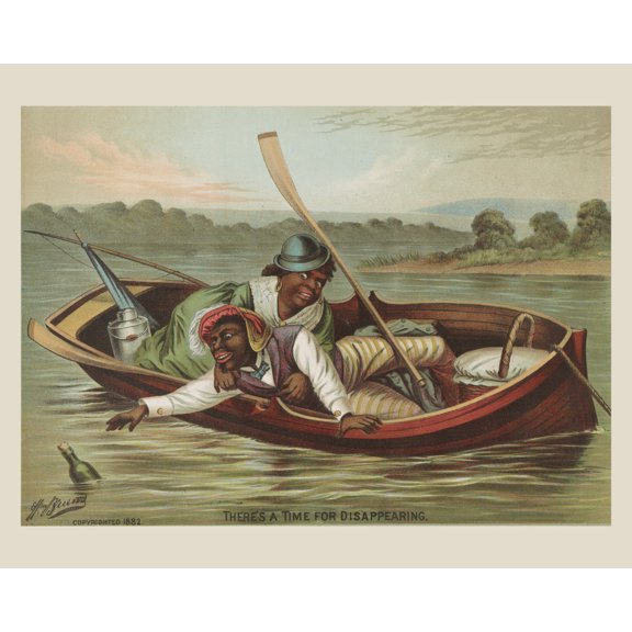 Print: There's A Time For Disappearing, 1882