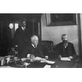thumbnail image 1 of Print: Three Men In Office In Bureau Of Engraving And Printing, 1 of 4