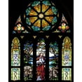 thumbnail image 1 of Print: Tiffany Stained Glass Window In Sanctuary, First Baptist Church, 1 of 4