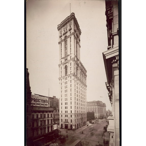 Print: Times Building, New York City, 1906