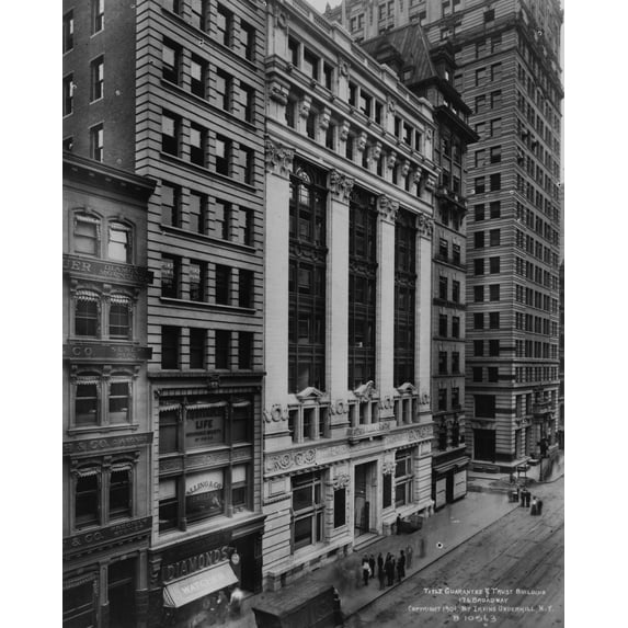 Print: Title Guarantee & Trust Building, 176 Broadway, 1906
