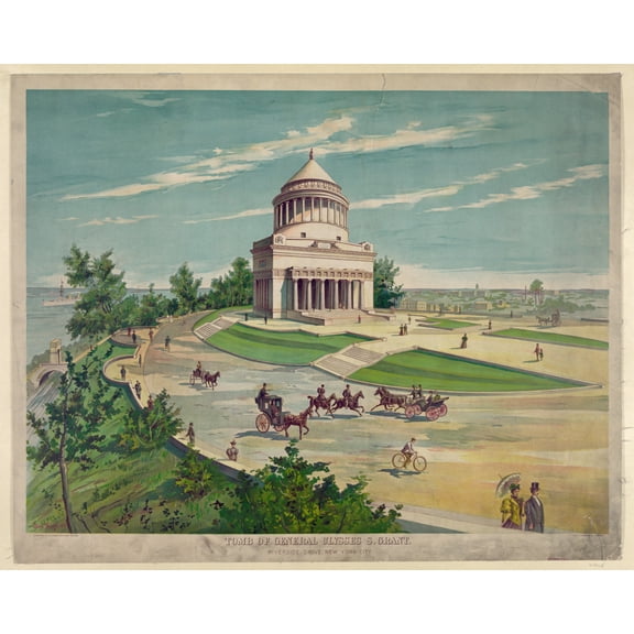 Print: Tomb Of General Ulysses S. Grant, Riverside Drive, New York City