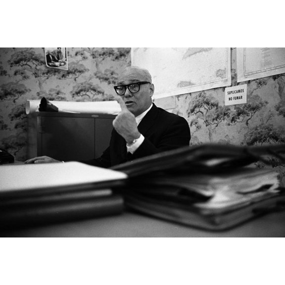 Print: Tony Varona, Cuban Lawyer, Politician And Member Of The Anti-Castro