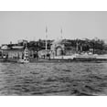 thumbnail image 1 of Print: Tophane Camii (Nusretiye Mosque) Seen From The Sea, circa 1880, 1 of 4
