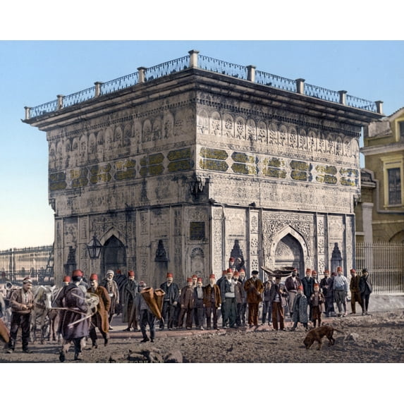 Print: Tophane Fountain, Constantinople, Turkey, 1890