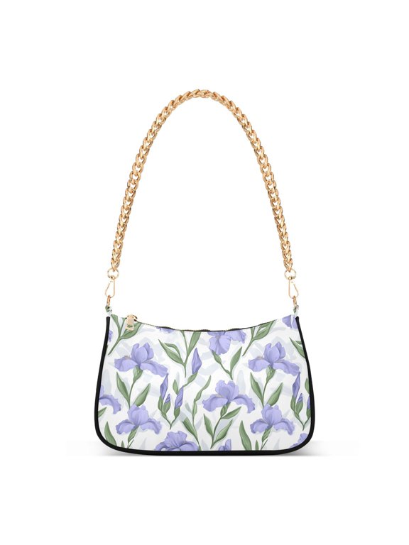 Print Tote Bag for Women Iris Three Shoulder Bag Shoulder Handbags Chain Strap