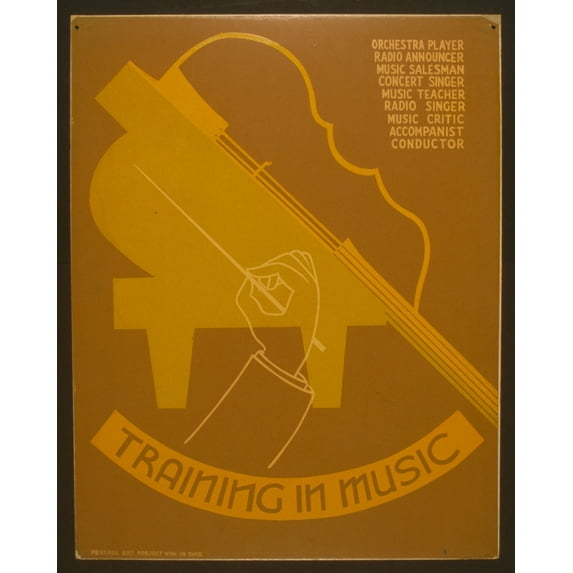 Print: Training In Music, 1937
