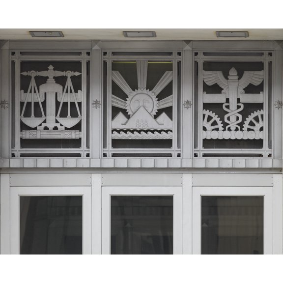 Print: Transom Detail, James T. Foley U.S. Post Office And Courthouse