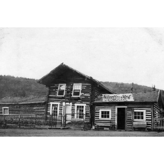 Print: Traveller's Rest Hotel, circa 1900